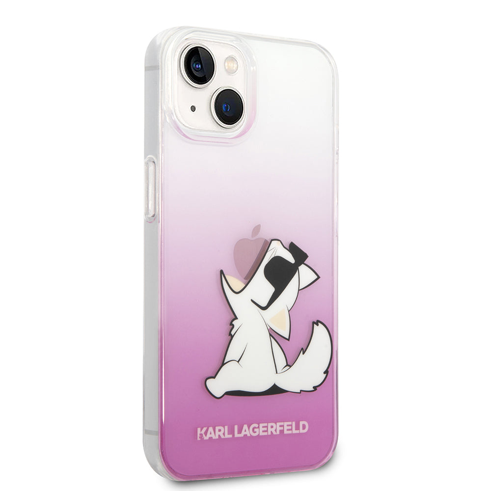 Θήκη για Apple iPhone 14 Plus, Karl Lagerfeld, Choupette Fun, Ροζ