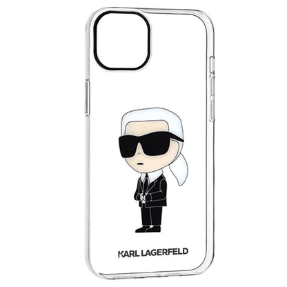 Θήκη για Apple iPhone 14 Plus, Karl Lagerfeld, Ikonik Karl, Διάφανη
