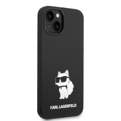 Θήκη για Apple iPhone 14 Plus, Karl Lagerfeld, Silicone Choupette, Μαύρη