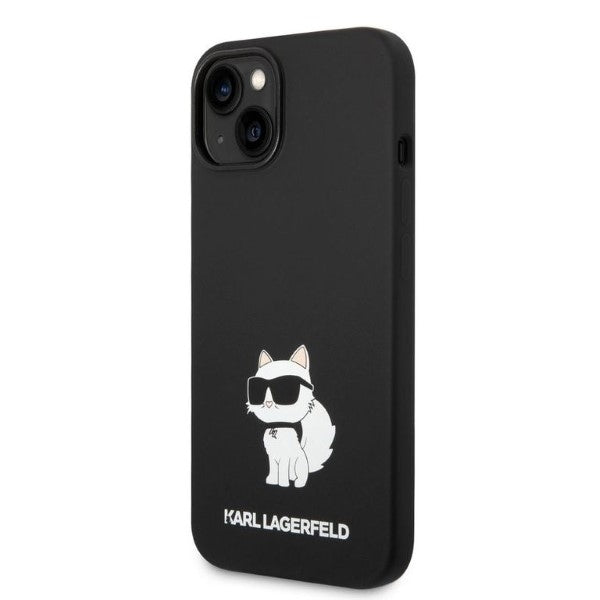 Θήκη για Apple iPhone 14 Plus, Karl Lagerfeld, Silicone Choupette, Μαύρη
