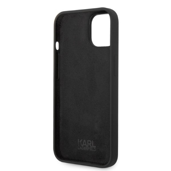 Θήκη για Apple iPhone 14 Plus, Karl Lagerfeld, Silicone Ikonik Karl, Μαύρη