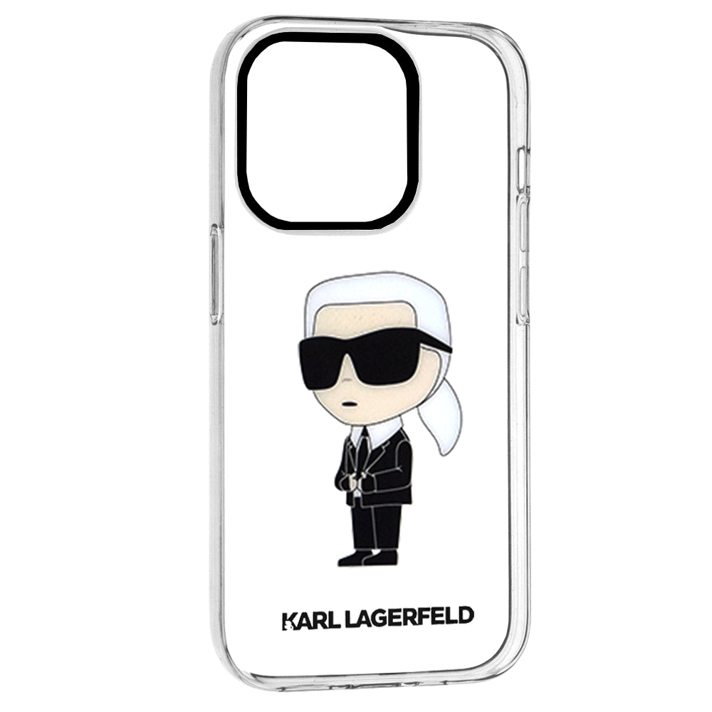 Θήκη για Apple iPhone 14 Pro, Karl Lagerfeld, IML Ikonik NFT, Διαφανής