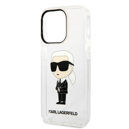 Θήκη για Apple iPhone 14 Pro, Karl Lagerfeld, IML Ikonik NFT, Διαφανής