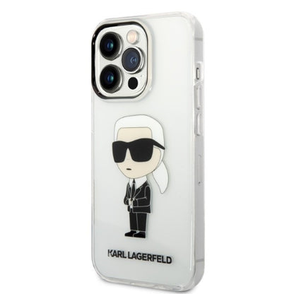 Θήκη για Apple iPhone 14 Pro, Karl Lagerfeld, IML Ikonik NFT, Διαφανής