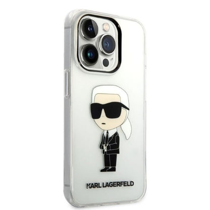 Θήκη για Apple iPhone 14 Pro, Karl Lagerfeld, IML Ikonik NFT, Διαφανής