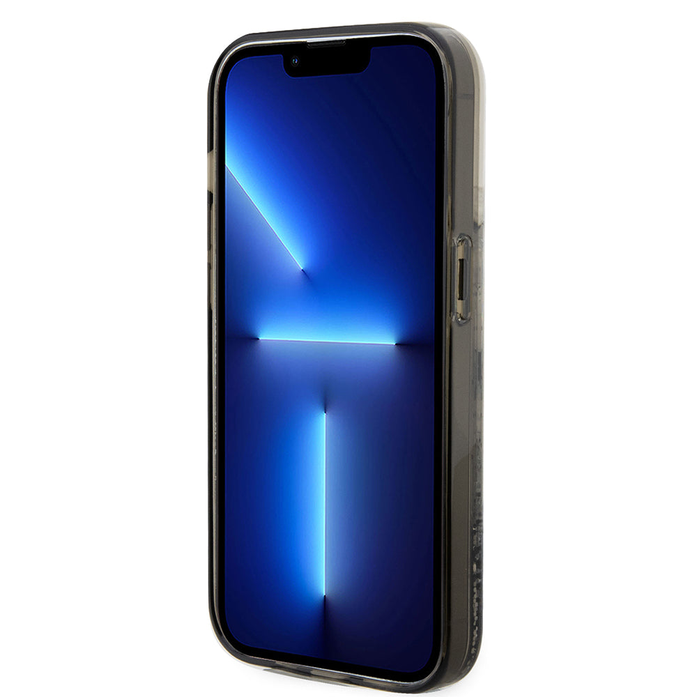 Θήκη για Apple iPhone 14 Pro, Karl Lagerfeld, Liquid Glitter Choupette, Διαφανής