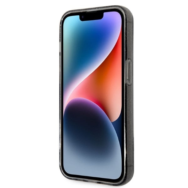 Θήκη για Apple iPhone 14 Pro Max, Karl Lagerfeld, Glitter Karl & Choupette, Μαύρη