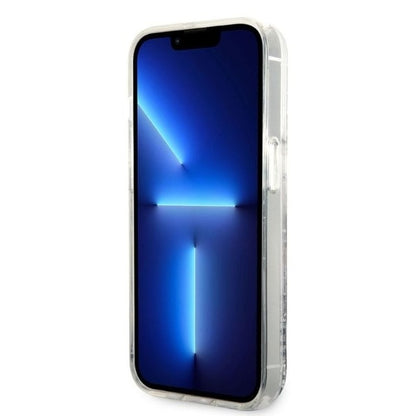 Θήκη για Apple iPhone 14 Pro Max, Karl Lagerfeld, Glitter Karl's Head, Ασημί