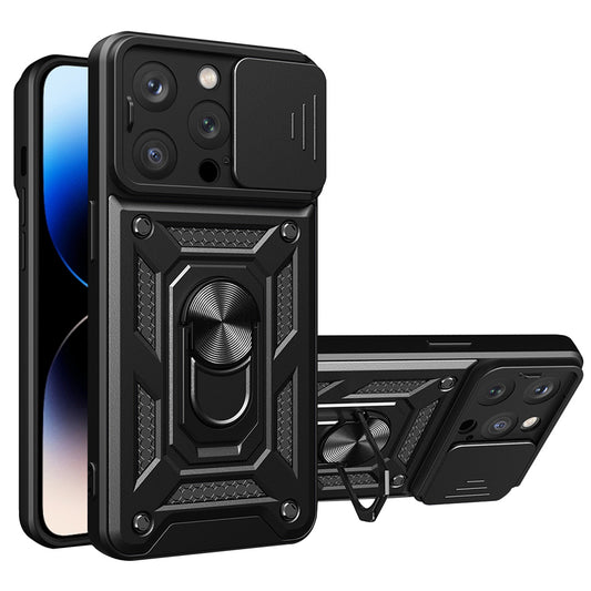 Θήκη για Apple iPhone 14 Pro Max, Techsuit, CamShield, Μαύρη