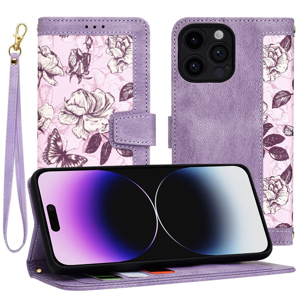 Θήκη για Apple iPhone 14 Pro Max, Techsuit, FlipCraft, Μωβ