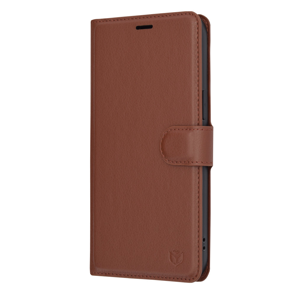 Θήκη για Apple iPhone 14 Pro Max, Techsuit, Leather Folio, Καφέ