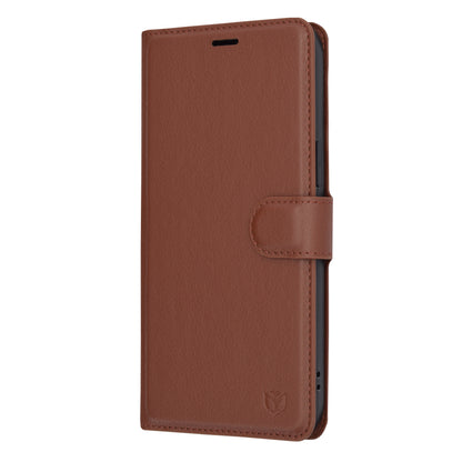 Θήκη για Apple iPhone 14 Pro Max, Techsuit, Leather Folio, Καφέ
