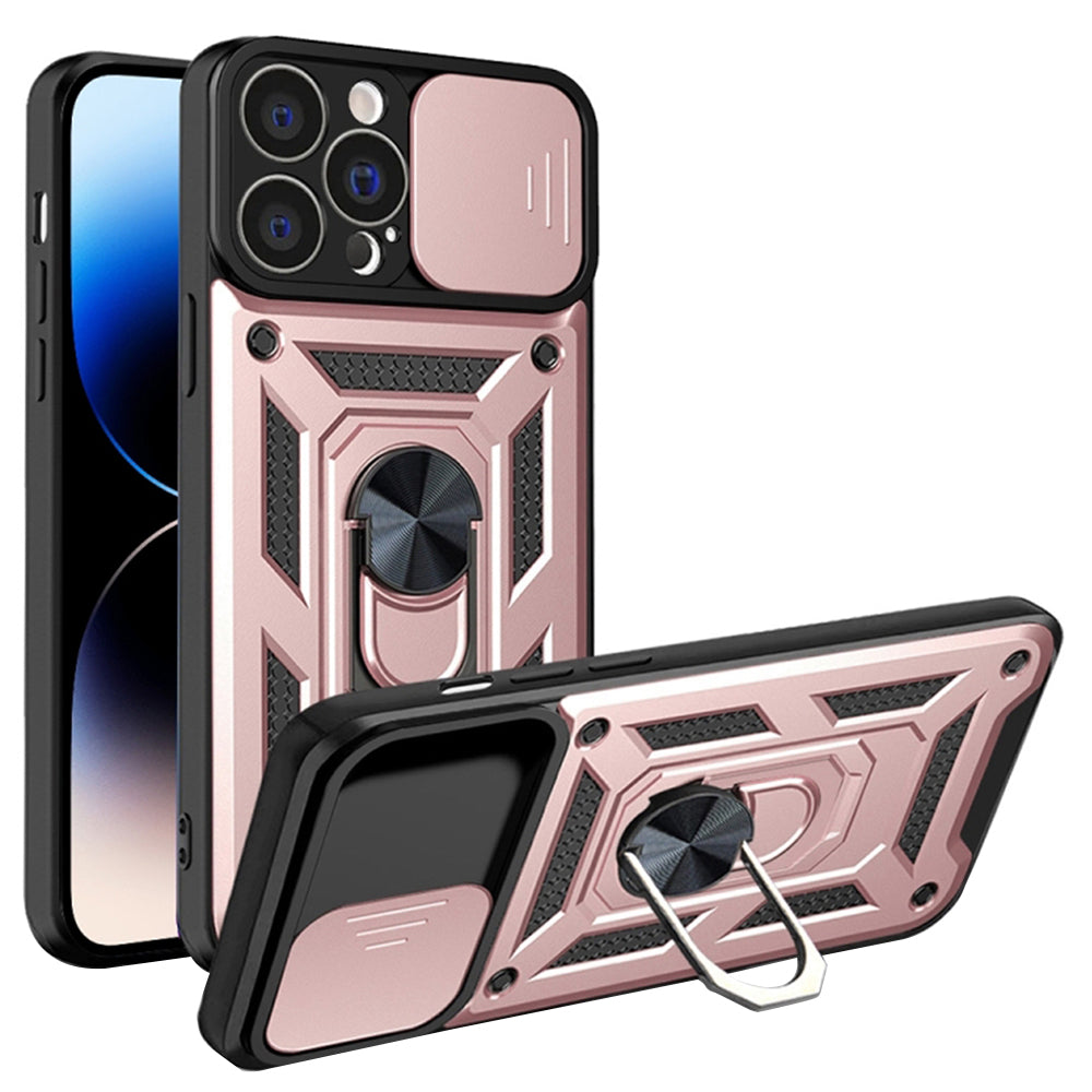 Θήκη για Apple iPhone 14 Pro, Techsuit, CamShield, Ροζ