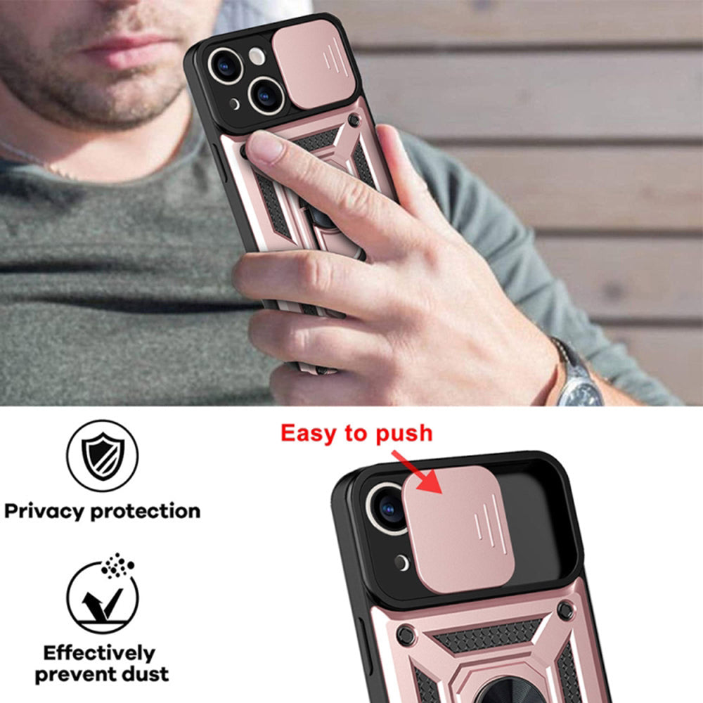 Θήκη για Apple iPhone 14 Pro, Techsuit, CamShield, Ροζ