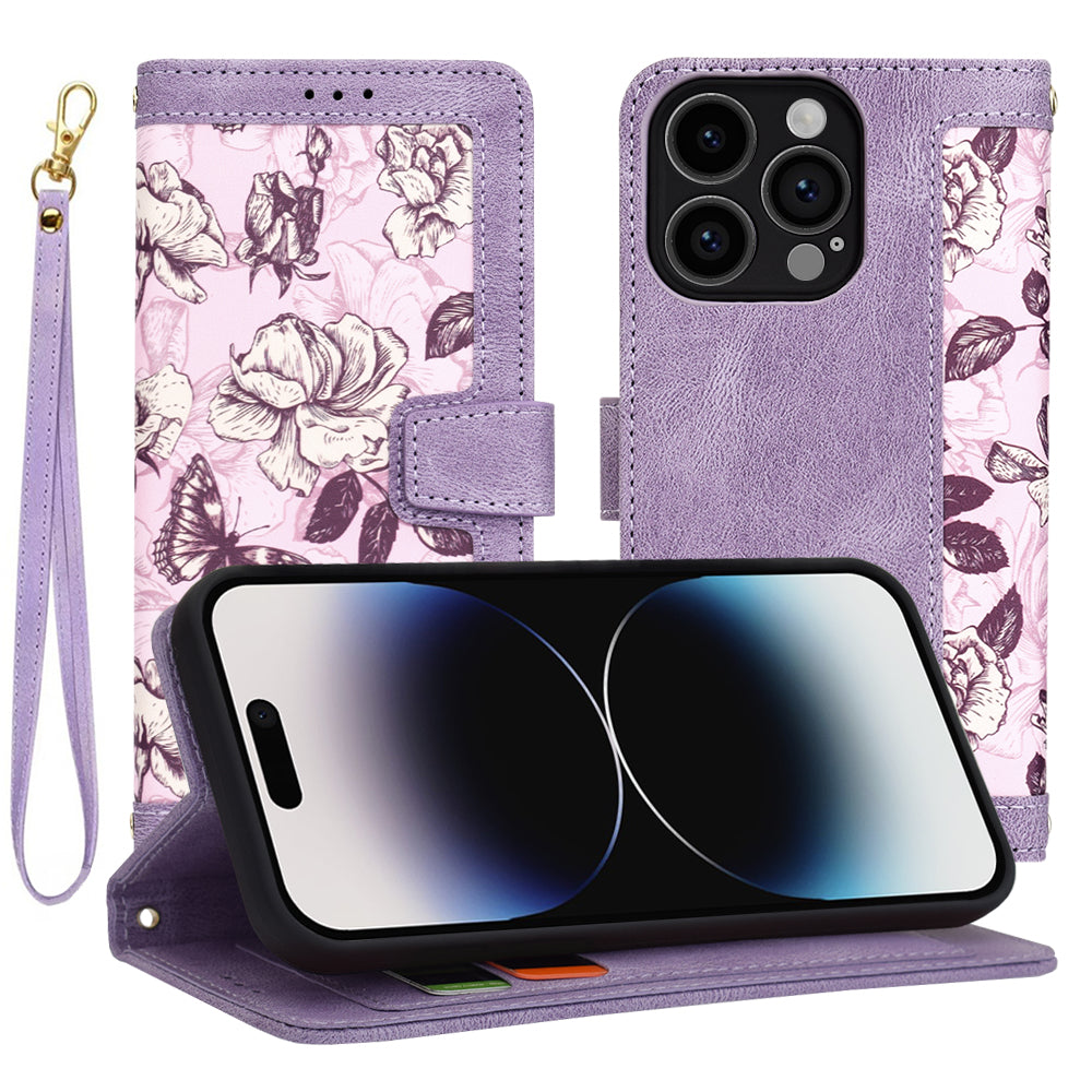 Θήκη για Apple iPhone 14 Pro, Techsuit, FlipCraft, Μωβ