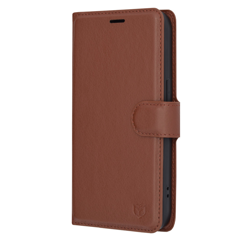 Θήκη για Apple iPhone 14 Pro, Techsuit, Leather Folio, Καφέ