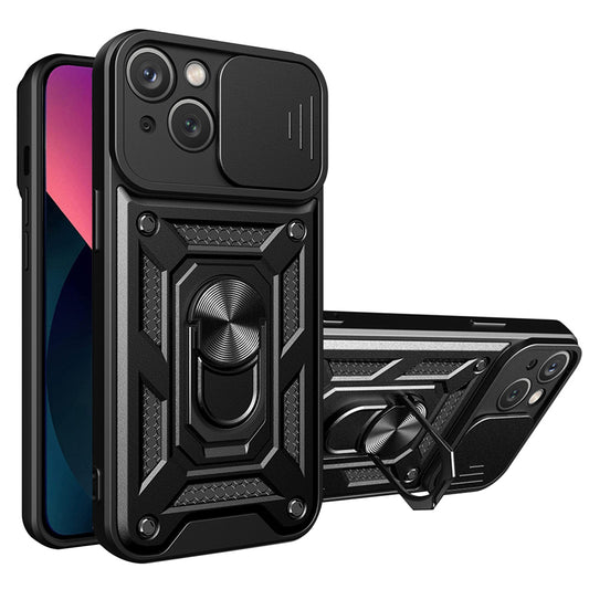 Θήκη για Apple iPhone 14, Techsuit, CamShield, Μαύρο