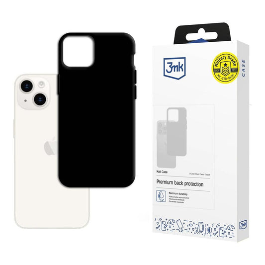Θήκη για Apple iPhone 15, 3MK, Μαύρο Ματ