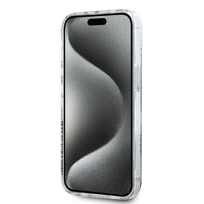 Case for Apple iPhone 15, Karl Lagerfeld, IML Electroplated Choupette Head, Transparent
