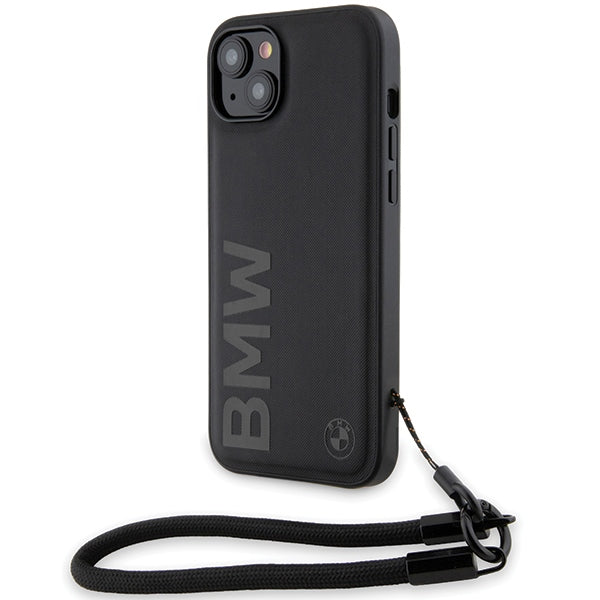 Θήκη για Apple iPhone 15 Plus, BMW, Signature Wordmark Cord, Μαύρο