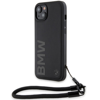 Θήκη για Apple iPhone 15 Plus, BMW, Signature Wordmark Cord, Μαύρο