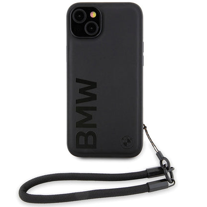 Θήκη για Apple iPhone 15 Plus, BMW, Signature Wordmark Cord, Μαύρο
