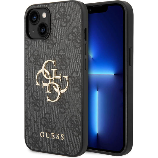 Θήκη για Apple iPhone 15 Plus, Guess, 4G Big Logo, Γκρι