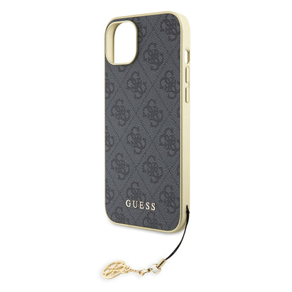 Θήκη για Apple iPhone 15 Plus, Guess, 4G Charm, Γκρι