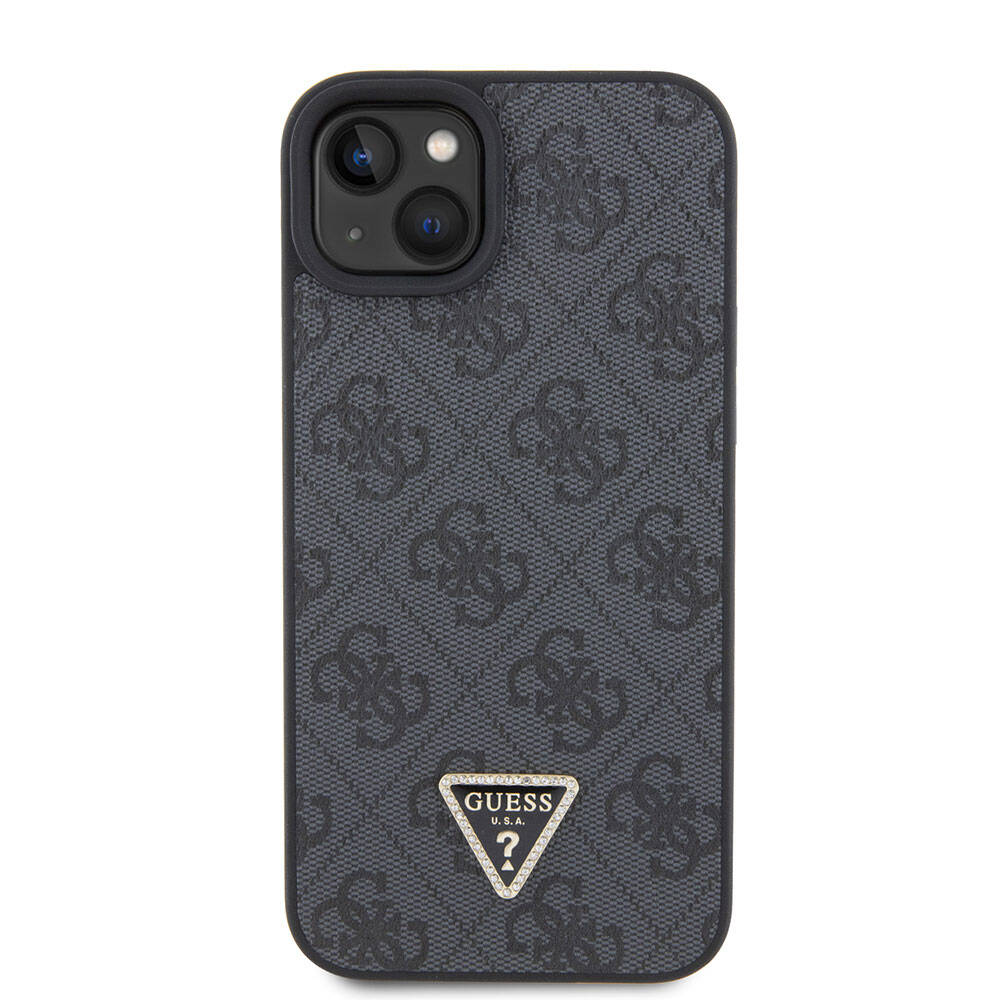 Θήκη για Apple iPhone 15 Plus, Guess, Crossbody 4G Metal Logo, Μαύρη
