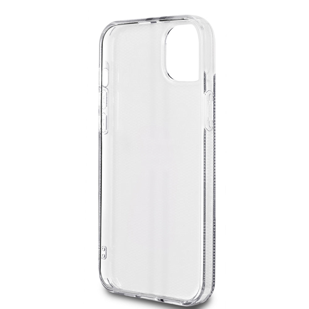 Θήκη για Apple iPhone 15 Plus, Guess, IML 4G Gold Stripe, Μαύρη