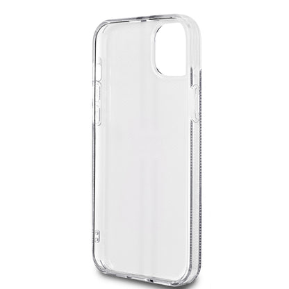 Θήκη για Apple iPhone 15 Plus, Guess, IML 4G Gold Stripe, Μαύρη