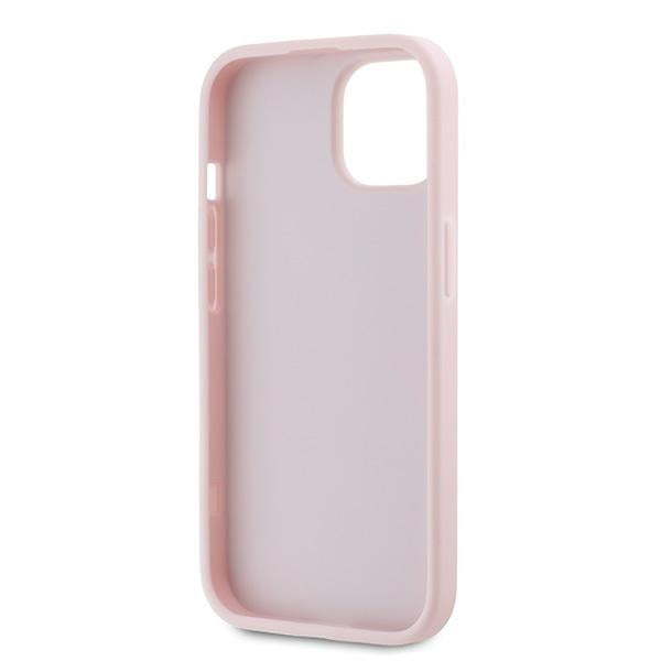Θήκη για Apple iPhone 15 Plus, Karl Lagerfeld, Diagonal Quilted Script, Ροζ