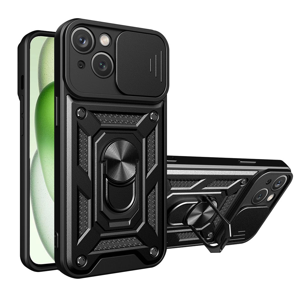 Θήκη για Apple iPhone 15 Plus, Techsuit, CamShield, Μαύρο