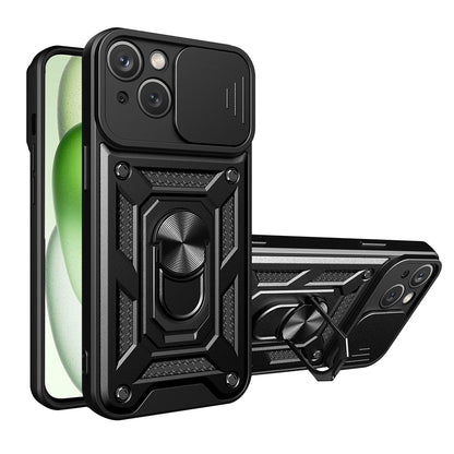 Θήκη για Apple iPhone 15 Plus, Techsuit, CamShield, Μαύρο