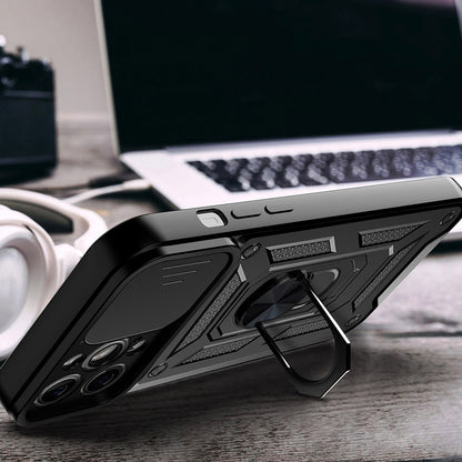 Θήκη για Apple iPhone 15 Plus, Techsuit, CamShield, Μαύρο