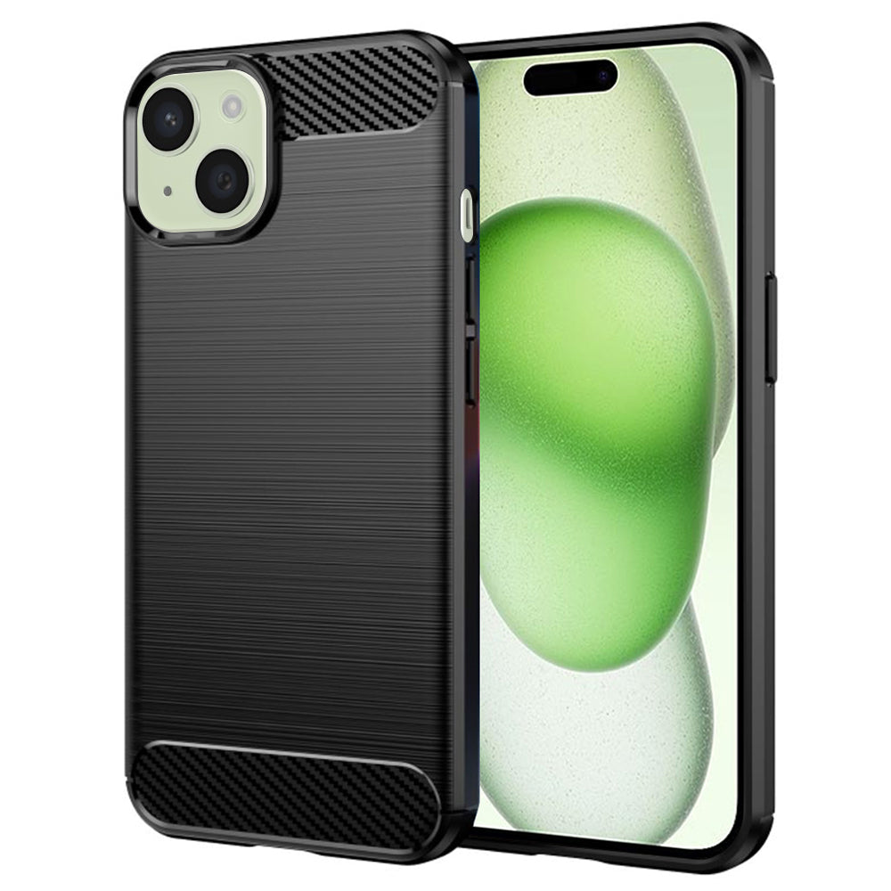 Θήκη για Apple iPhone 15 Plus, Techsuit, Carbon, Μαύρο