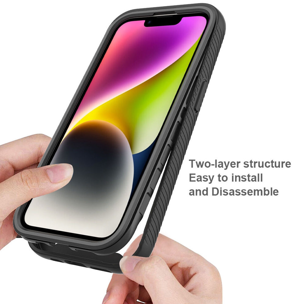 Θήκη για Apple iPhone 15 Plus, Techsuit, Defense360 Pro, Μαύρη