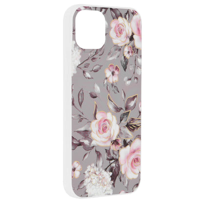 Θήκη για Apple iPhone 15 Plus, Techsuit, Marble, Γκρι