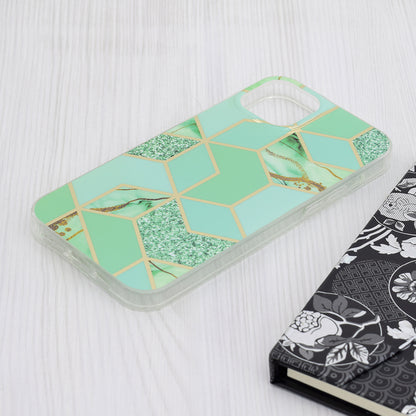 Θήκη για Apple iPhone 15 Plus, Techsuit, Marble, Πράσινο