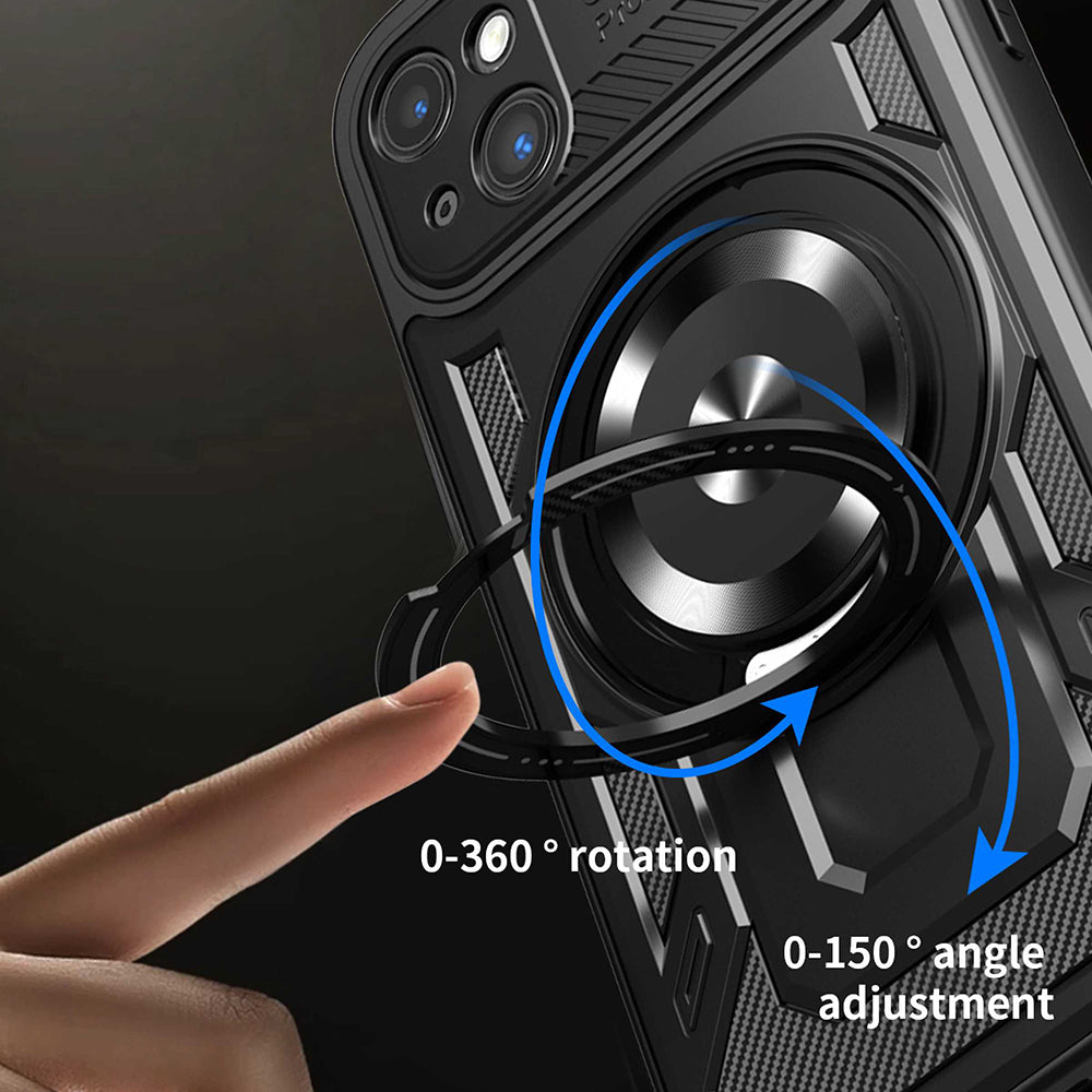 Θήκη για Apple iPhone 15 Plus, Techsuit, RuggedCam, Γκρι