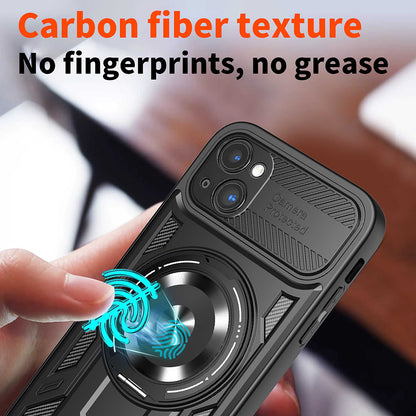 Θήκη για Apple iPhone 15 Plus, Techsuit, RuggedCam, Μωβ