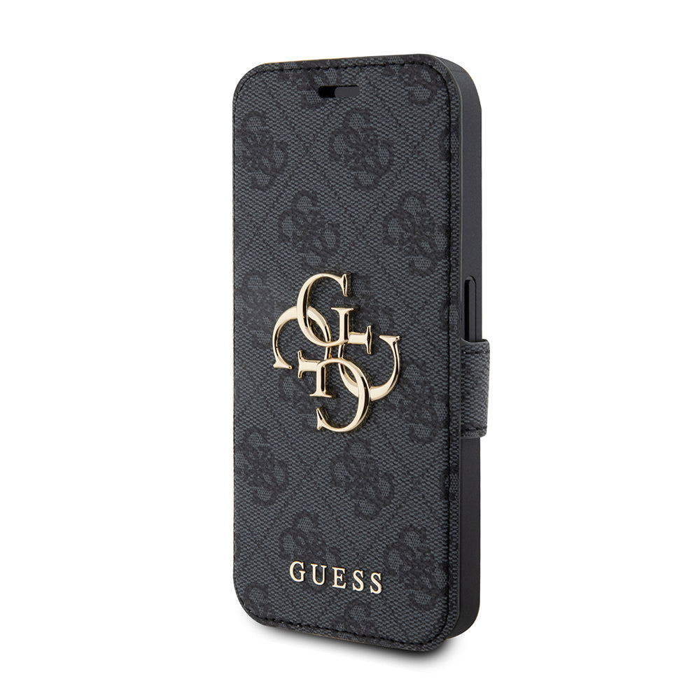 Θήκη για Apple iPhone 15 Pro, Guess, 4G Book, Γκρι