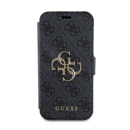 Θήκη για Apple iPhone 15 Pro, Guess, 4G Book, Γκρι