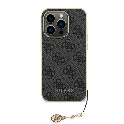 Θήκη για Apple iPhone 15 Pro, Guess, 4G Charm, Γκρι