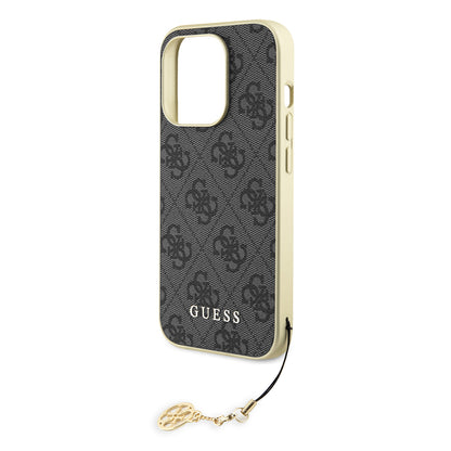 Θήκη για Apple iPhone 15 Pro, Guess, 4G Charm, Γκρι