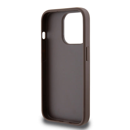 Θήκη για Apple iPhone 15 Pro, Guess, 4G Stripe, Καφέ