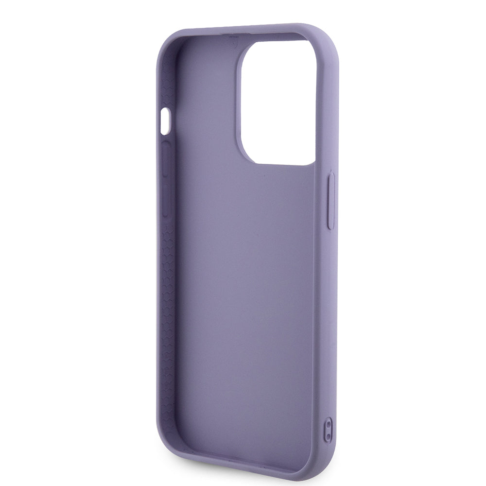 Θήκη για Apple iPhone 15 Pro, Guess, Sequin Script Metal, Μωβ