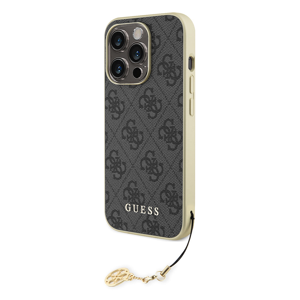Θήκη για Apple iPhone 15 Pro Max, Guess, 4G Charm, Γκρι