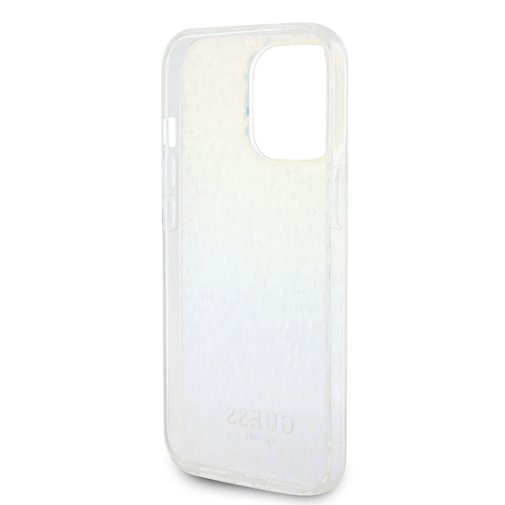 Θήκη για Apple iPhone 15 Pro Max, Guess, IML Faceted Mirror Disco Iridescent, Πολύχρωμη
