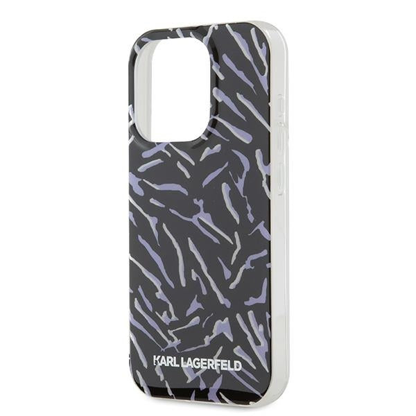 Θήκη για Apple iPhone 15 Pro Max, Karl Lagerfeld, Zebra with Cord Strap, Μοβ